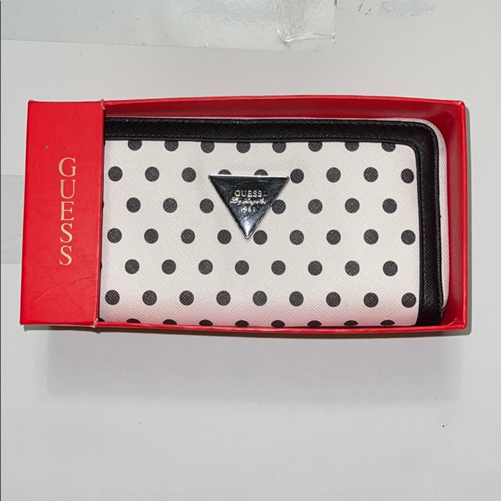 Polka dot Guess Wallet